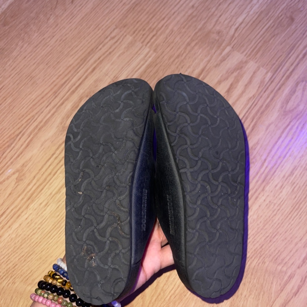 Kids Birkenstock Unisex Black Arizona Slip On Sandals Size 26 (8-8.5) - Picture 8 of 9